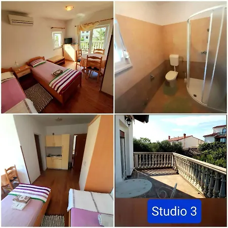Studio Bogdan Rum i privatbostad Rovinj